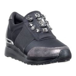 Sneakersy w kolorze szaro-srebrnym. Szare sneakersy damskie Braciallini. W wyprzedaży za 309,95 zł.