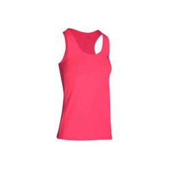 Topy sportowe damskie: Koszulka fitness cardio 100