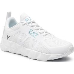 Sneakersy EA7 EMPORIO ARMANI - X8X034 XK061 A273 White/Acquahaze. Białe półbuty damskie EA7 Emporio Armani, z tworzywa sztucznego. Za 889,00 zł.