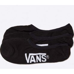 Vans - Stopki (3-pack). Czarne skarpetki męskie Vans, bez wzorów, z elastanu. Za 59,90 zł.