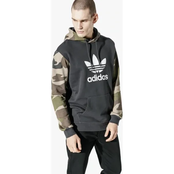 Adidas Bluza Camo Oth Hoody , czarny, rozmiar L. Czarne bluzy męskie Adidas, m, bez wzorów, z bawełny, klasyczne, z kapturem, bez rękawów, z kapturem. W wyprzedaży za 199,99 zł.