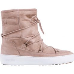 Buty MOON BOOT PULSE MID Beżowy. Brązowe koturny damskie marki Moon Boot, bez obcasa, na koturnie, bez zapięcia. W wyprzedaży za 456,00 zł.
