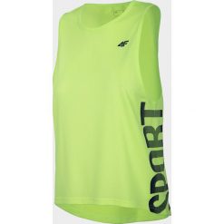 Top treningowy damski. Topy damskie xl, bez wzorów, z dzianiny, z dekoltem na plecach. W wyprzedaży za 59,99 zł.