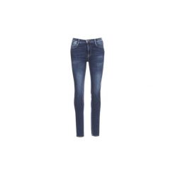 Jeansy skinny Le Temps des Cerises POWER. Niebieskie jeansy damskie marki Le Temps Des Cerises, bez wzorów, z jeansu. Za 351,20 zł.