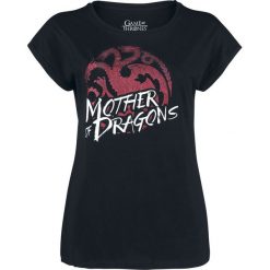 Gra o Tron Mother Of Dragons T-Shirt czarny. Czarne koszulki damskie marki Gra o Tron, l, bez wzorów, bez kołnierzyka. Za 99,90 zł.