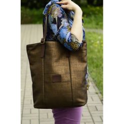 Torebki i plecaki damskie: Shopper Brown&Gold