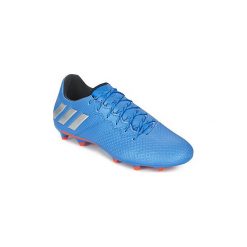Buty do piłki nożnej adidas MESSI 16.3 FG. Czarne halówki męskie marki Adidas, ze skóry, do piłki nożnej. Za 244,30 zł.
