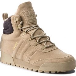 Buty adidas - Jake Boot 2.0 GORE-TEX B41491 Rawgol/Cblack/Goldmt. Brązowe buty skate męskie marki Adidas, ze skóry, trekkingowe, gore-tex. W wyprzedaży za 429,00 zł.