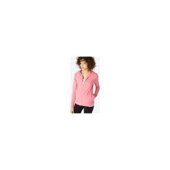 Bluza z kapturem Gym & Pilates 100 damska. Niebieskie bluzy damskie NYAMBA, xs, bez wzorów, z elastanu, bez rękawów, z kapturem. Za 64,99 zł.