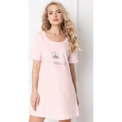 Koszula nocna Sparkly Princess. Piżamy damskie Aruelle, bez wzorów, z bawełny, bez rękawów. Za 108,99 zł.