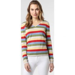 Brookshire - Sweter damski, niebieski. Niebieskie swetry damskie brookshire, m, w paski, bez rękawów, bez kaptura. Za 179,95 zł.