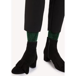 Skarpetki damskie: NA-KD Accessories Lśniące skarpetki – Green