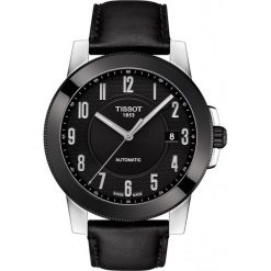 RABAT ZEGAREK TISSOT T-Sport T098.407.26.052.00. Czarne zegarki męskie marki TISSOT, ze stali. W wyprzedaży za 1408,00 zł.