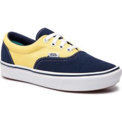 Tenisówki VANS - Comfycush Era VN0A3WM9VNO1 (Suede/Canvas) Dress Blue. Niebieskie półbuty damskie marki Vans, bez wzorów, ze skóry, bez zapięcia. Za 319,00 zł.