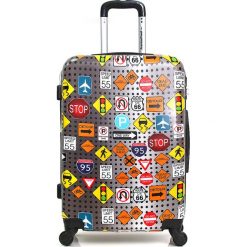Walizki: Walizka „Tribeca” z kolorowym wzorem – 35 kg x 50 x 22 cm