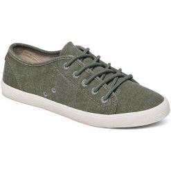 Roxy Trampki Memphis J Shoe Olive 8.5/39. Zielone buty sportowe damskie Roxy, bez wzorów, bez zapięcia. W wyprzedaży za 141,00 zł.