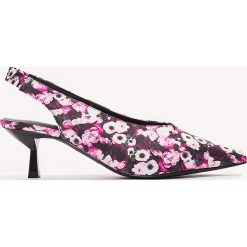Czółenka: NA-KD Shoes Czółenka na niskim obcasie Plunge – Pink,Multicolor