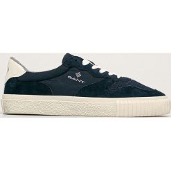 Gant - Buty Faircourt. Niebieskie sneakersy męskie GANT, ze skóry, na sznurówki. Za 399,90 zł.