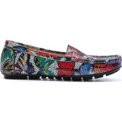 Mokasyny damskie - skóra naturalna - model 001 - kolor motyl. Mokasyny damskie Zapato, ze skóry. W wyprzedaży za 187,00 zł.