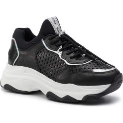 Sneakersy BRONX - 66167B-A BX 1525 Black 01. Czarne półbuty damskie Bronx, ze skóry ekologicznej. W wyprzedaży za 449,00 zł.