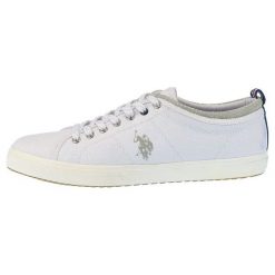 U.S. POLO ASSN. tenisówki męskie Wuck 43 białe. Białe trampki męskie U.S. Polo Assn., bez wzorów, bez zapięcia. W wyprzedaży za 169,00 zł.