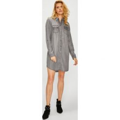 Vero Moda - Sukienka. Szare sukienki mini damskie marki Vero Moda, na co dzień, s, z lyocellu, casualowe, proste. W wyprzedaży za 129,90 zł.