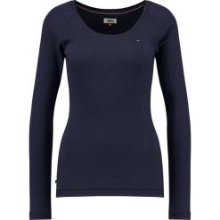Bluzki asymetryczne: Tommy Jeans BASIC CREWNECK Bluzka z długim rękawem navy blazer