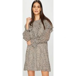 Only - Sukienka. Szare sukienki damskie ONLY, na co dzień, bez wzorów, z poliesteru, casualowe, z okrągłym kołnierzem, bez rękawów, mini, rozkloszowane. Za 169,90 zł.