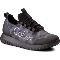 Sneakersy CALVIN KLEIN JEANS - Reika R0616 Grey/Black. Szare półbuty damskie Calvin Klein Jeans, z jeansu. W wyprzedaży za 309,00 zł.