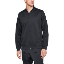 Under Armour Athlete Recovery Track Suit™ Bluza Czarny. Czarne bluzy męskie Under Armour, s, bez wzorów, z poliesteru, bez kołnierzyka, bez rękawów, bez kaptura. Za 464,95 zł.