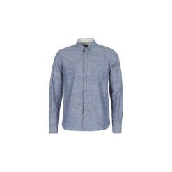 Koszule z długim rękawem Casual Attitude IPODRUM. Niebieskie koszule męskie marki Casual Attitude, s, bez wzorów, casualowe, bez kołnierzyka, z długim rękawem. Za 119,20 zł.