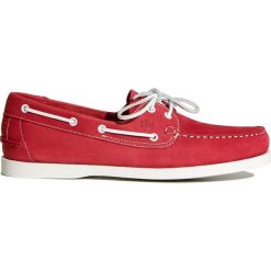 Buty TBS PHENIS. Czerwone mokasyny męskie TBS, ze skóry. W wyprzedaży za 349,00 zł.