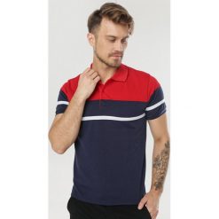 Granatowa Koszulka Larairiel. Niebieskie koszulki męskie Born2be, xl, bez wzorów, bez kołnierzyka, bez rękawów. W wyprzedaży za 39,99 zł.