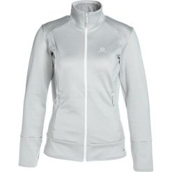 Salomon DISCOVERY Kurtka z polaru vaporous gray heathe. Szare kurtki sportowe damskie Salomon, l, z elastanu. Za 389,00 zł.