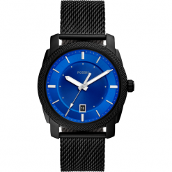 Zegarek FOSSIL - Machine FS5694 Black/Black. Czarne zegarki męskie Fossil, ze stali. Za 599,00 zł.