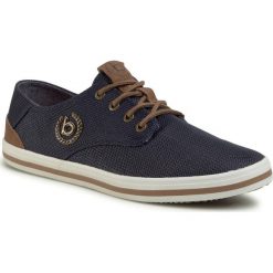 Tenisówki BUGATTI - 321-50205-6900-4100 Dark Blue. Niebieskie trampki męskie Bugatti, bez wzorów, ze skóry ekologicznej, bez zapięcia. Za 209,00 zł.