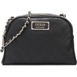 Guess Love Cross body bag Czarny. Czarne torebki klasyczne damskie Guess, w paski, z poliesteru, bez dodatków. Za 478,95 zł.