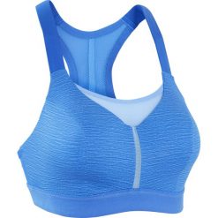 Stanik do biegania CONFORT. Niebieskie biustonosze sportowe damskie KALENJI, s, bez wzorów, z elastanu, do biegania. Za 69,99 zł.