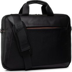 Torba na laptopa LANETTI - BMM-S-047-10-03 Black. Czarne torby na laptopa Lanetti, bez wzorów, z tworzywa sztucznego. Za 159,99 zł.