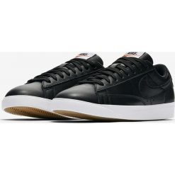 Nike - Buty Blazer Low. Czarne sneakersy damskie Nike, ze skóry. Za 419,90 zł.