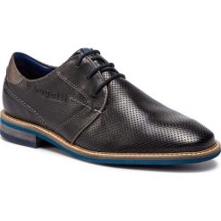 Półbuty BUGATTI - 311-46103-4041-1015 Black/Grey. Czarne buty wizytowe męskie marki Bugatti, ze skóry, bez zapięcia. Za 419,00 zł.