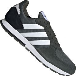 Buty adidas 8K M EE8173. Czarne buty sportowe męskie Adidas, na jesień, ze skóry, z paskami, do biegania. W wyprzedaży za 289,00 zł.