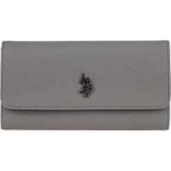 U.S. POLO ASSN. portfel damski Portsmouth Large Flap, szary. Szare portfele damskie U.S. Polo Assn., bez wzorów. Za 209,00 zł.
