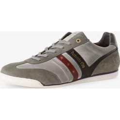 Pantofola d'Oro - Męskie tenisówki ze skóry, szary. Szare trampki męskie Pantofola d`Oro, bez wzorów, ze skóry, sportowe, bez zapięcia. Za 479,95 zł.