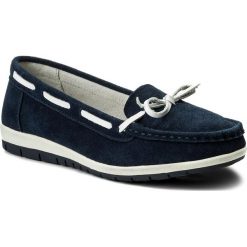 Mokasyny SERGIO BARDI - Barni SS127304218KD 107. Niebieskie mokasyny damskie marki Sergio Bardi, z materiału, na płaskiej podeszwie. W wyprzedaży za 109,00 zł.