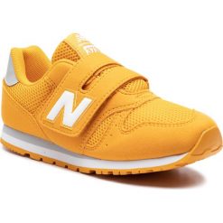 Sneakersy NEW BALANCE - YV373MG Żółty. Żółte półbuty dziewczęce New Balance, bez wzorów, ze skóry ekologicznej, na rzepy. Za 249,99 zł.