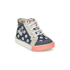 Buty Dziecko Shoo Pom BB ZIP BASKET DAISY. Niebieskie trampki dziewczęce Shoo Pom, bez wzorów, bez zapięcia. Za 239,00 zł.