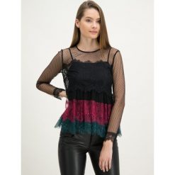 Bluzka TwinSet 192TP2701. Bluzki damskie Twinset, bez wzorów, z poliamidu, bez kołnierzyka, bez rękawów. W wyprzedaży za 389,00 zł.