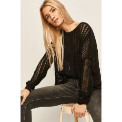Answear - Sweter. Czarne swetry damskie ANSWEAR, s, bez wzorów, z dzianiny, bez rękawów, bez kaptura. W wyprzedaży za 49,90 zł.
