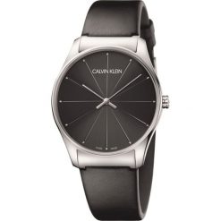 Calvin Klein Classic Too Zegarek Czarny. Czarne zegarki damskie Calvin Klein, srebrne. Za 779,95 zł.